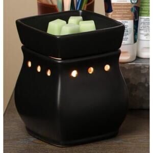 SCENTSY Classic Satin Black Curve Warmer